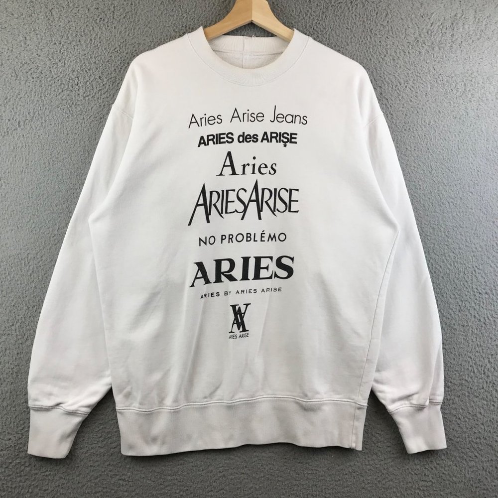 Aries‎ Perfume Logo crewneck Sweatshirt size M